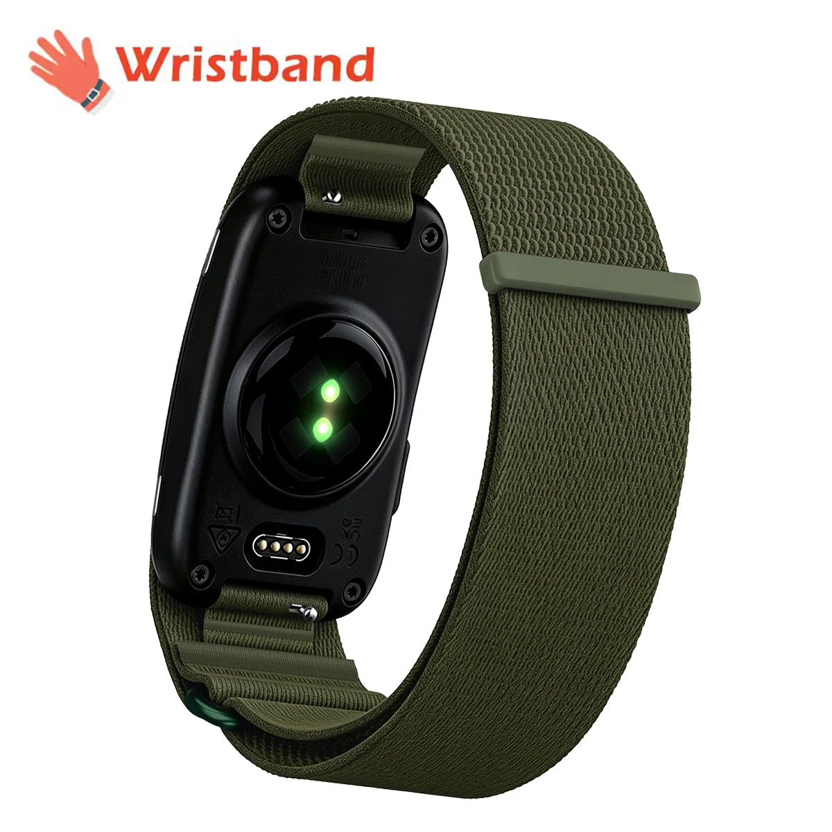 For Garmin CIRQA Smart Band Bicep Armband Sport Fitness Tracker Nylon Woven Breathable Watch Band Adjustable Wrist Loop Strap