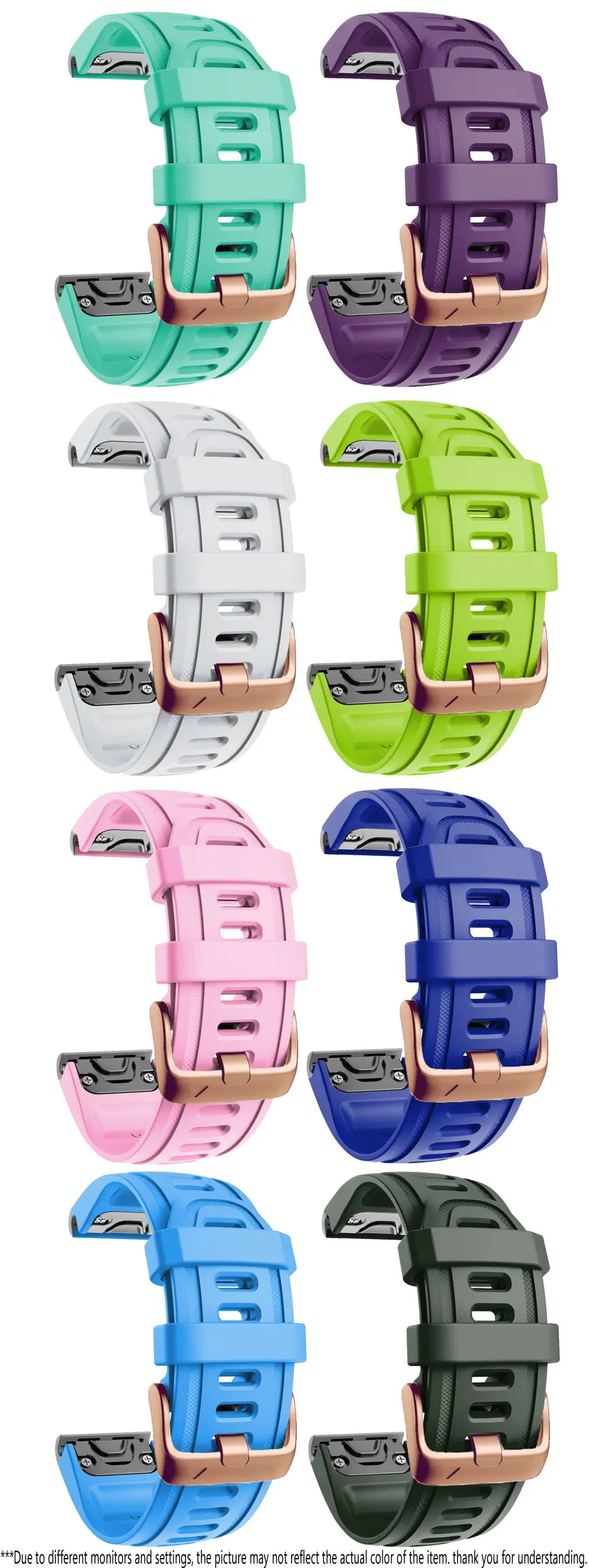 20mm Smart Watchbands For Garmin Approach S50 43mm S70 42mm Fenix 8 43mm 7S Pro 6S 5S Quick Release Silicone Bracelet Wristbands