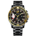 1Pc Men's Fashionable and Stylish Stainless Steel Watch Band, Popular Quartz Watch for Daily Wear, Parties, Valentine's Day, Easter, Christmas, New Year's Day, Halloween, Ramadan, a Gift for Friends and Family