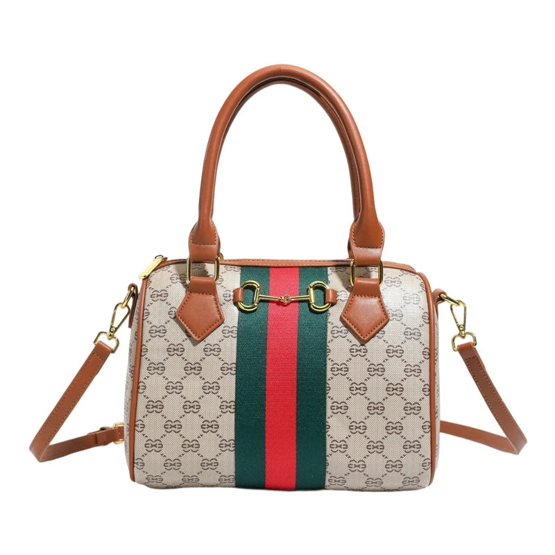 High Fashion Leather Crossbody Bag For Women Shoulder Messenger Tote By Famous Designer Luxury Brand Elegant Mom' Bag