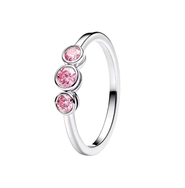 2026 Latest Multi Style Stackable Ring with Diamond Inlaid Love Peach Blossom Sun Moon Simple Ring Jewelry Women's Gift