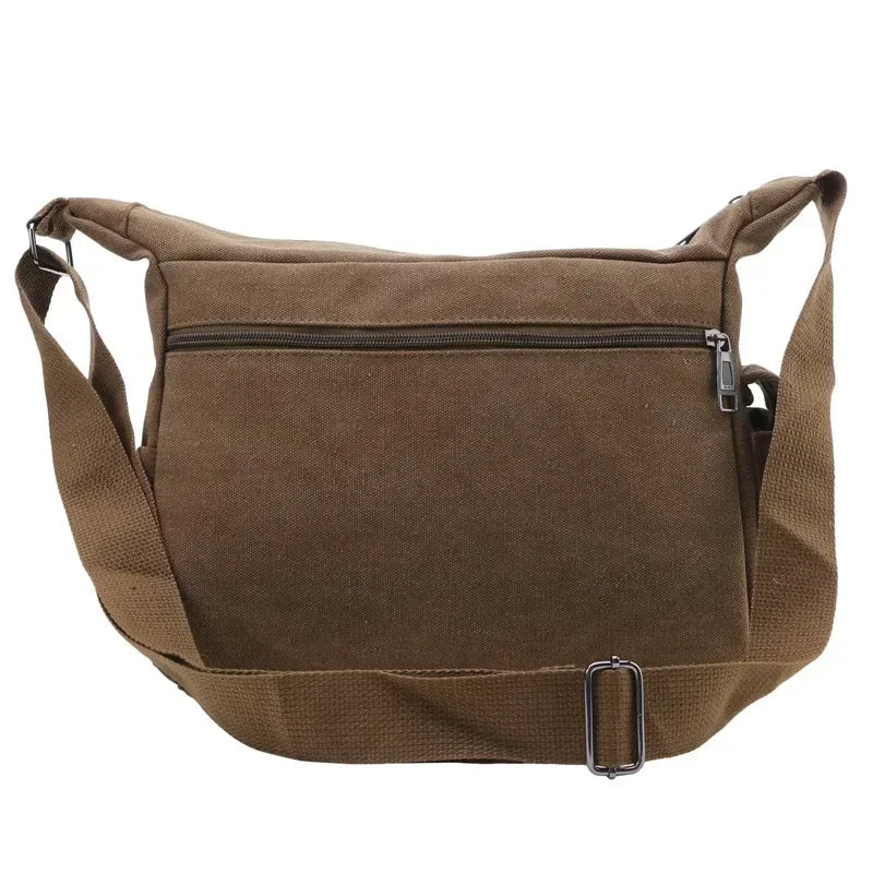 Casual Tote Travel Male Crossbody Bag Men's Canvas Shoulder Bags Luxury Messenger Bags Fashion High Quality Handbag Chest Bag