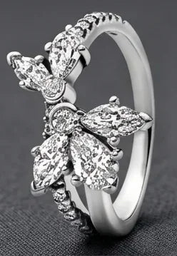 Original 925 Sterling Silver Ring Stackable Rings for Women Wedding Engagement Birthday Gift Jewelry