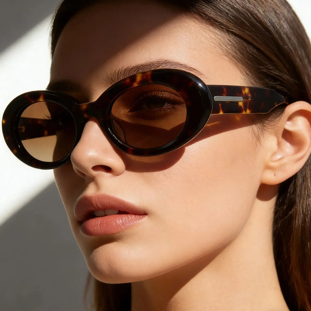 Vintage Design Fashion Oval Sunglasses 2026 UV400 Premium Protection Luxury Eyewear for Men And Women