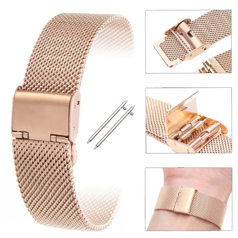 Bracelet for Amazfit GTR Mini Smart Watch Strap for Amazfit Bip 3 Pro Metal Band Correa Reloj Amazfit GTS 4 3 2 Mini Watchband
