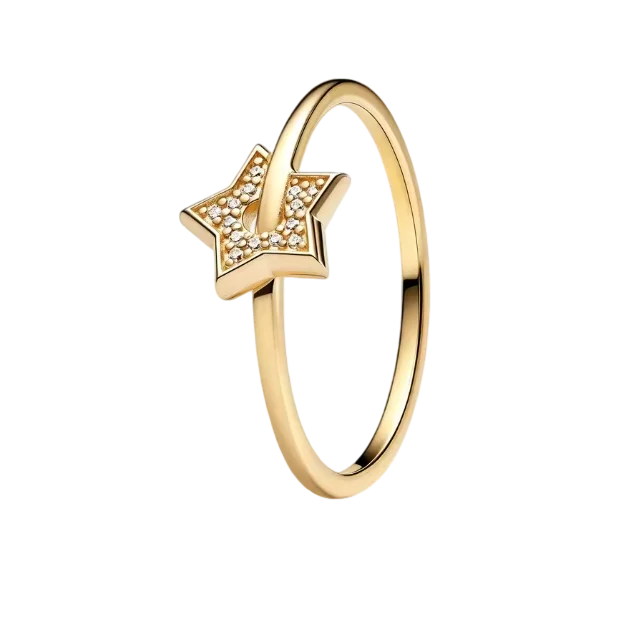 2026 Latest Multi Style Stackable Ring with Diamond Inlaid Love Peach Blossom Sun Moon Simple Ring Jewelry Women's Gift