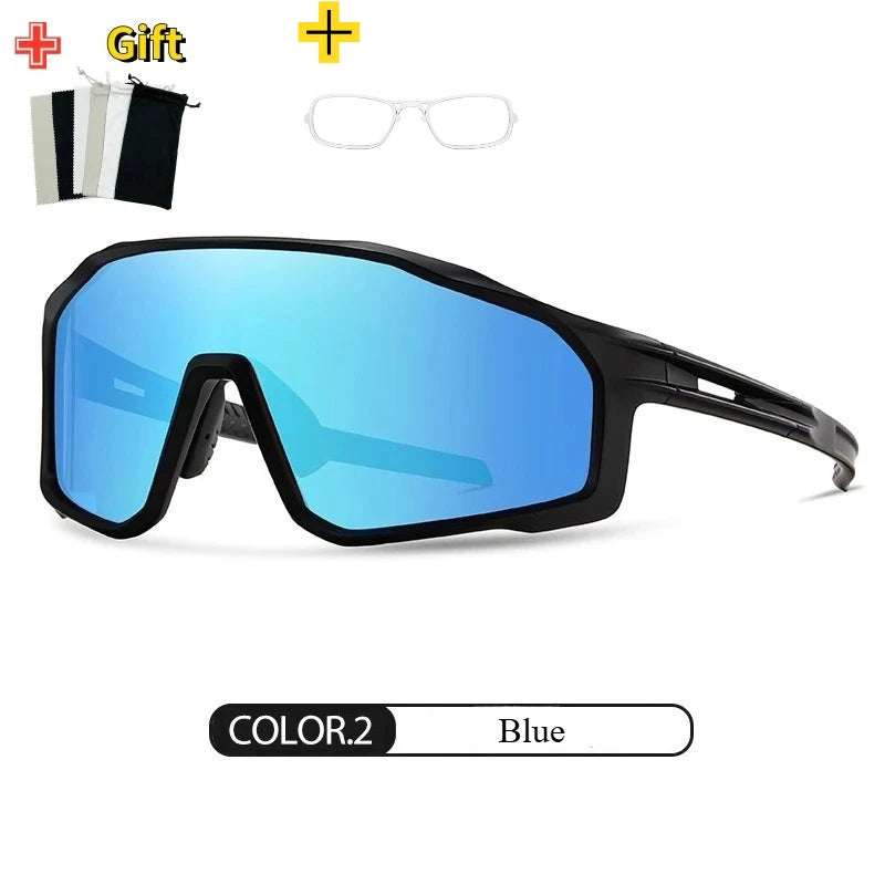 Myopia Premium Prescription Polarized Sports Sunglasses for Cycling, Driving & Running with Full UV Protection & Fashion Design