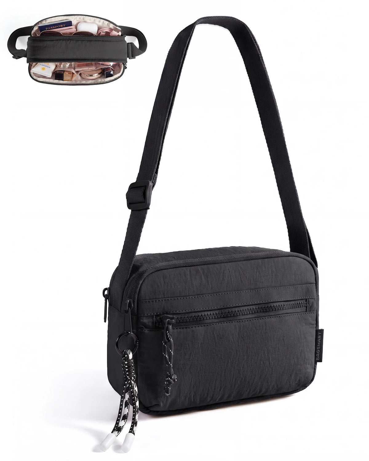 BAGSMART Cross Body Purse Small Crossbody Bags for Women Travel Purse Casual Shoulder Handbag Wallet