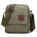 Casual Crossbody Bag, Men's Retro Canvas Crossbody Bag, Suitable for Going Out and Daily Commuting, Shoulder Bag