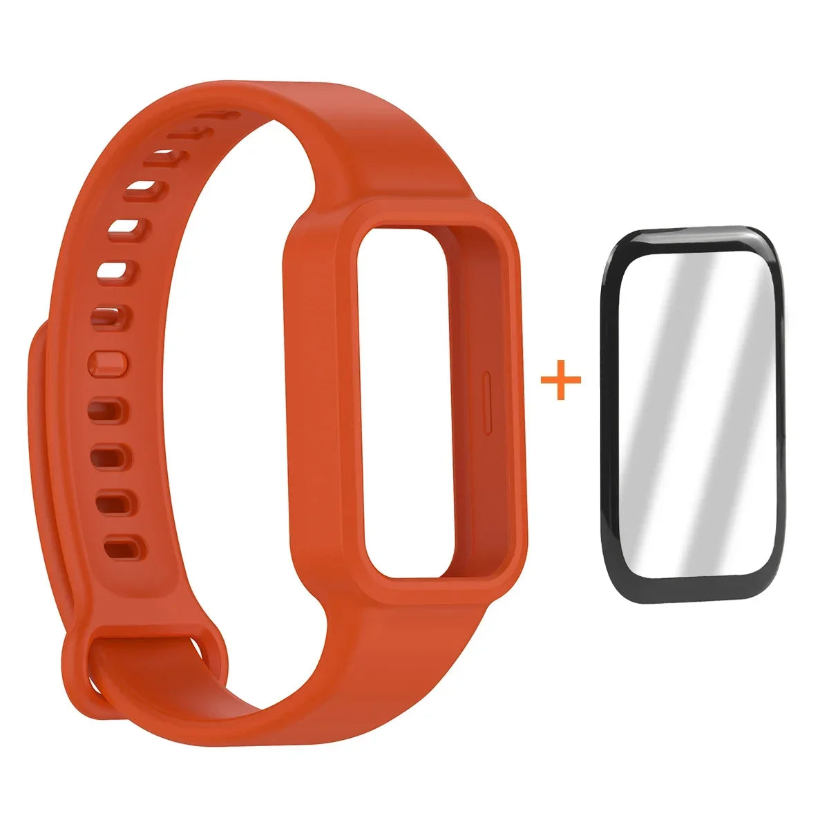 Fashion Band + Film For Xiaomi Smart Band 9 Active Smart Watch Strap Wristbands Bracelet For MiBand 9 Active Correa Accessories