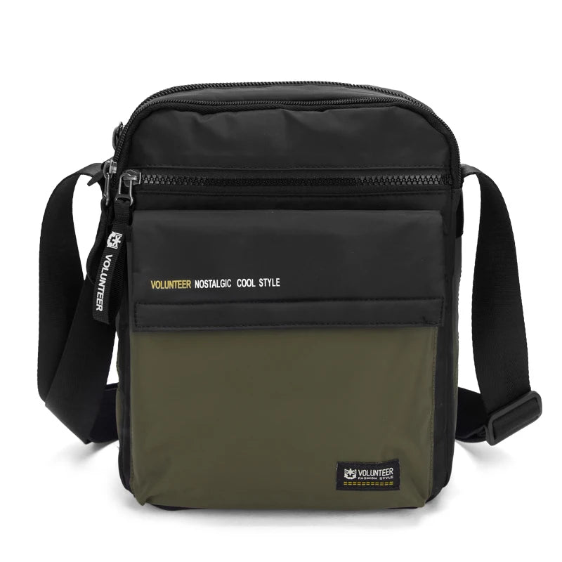 VOLUNTEER Crossbody Bags for Men 2023 New Fashionable Commuter Waterproof Light Weight High Quality Casual Shoulder Bag 1801-06