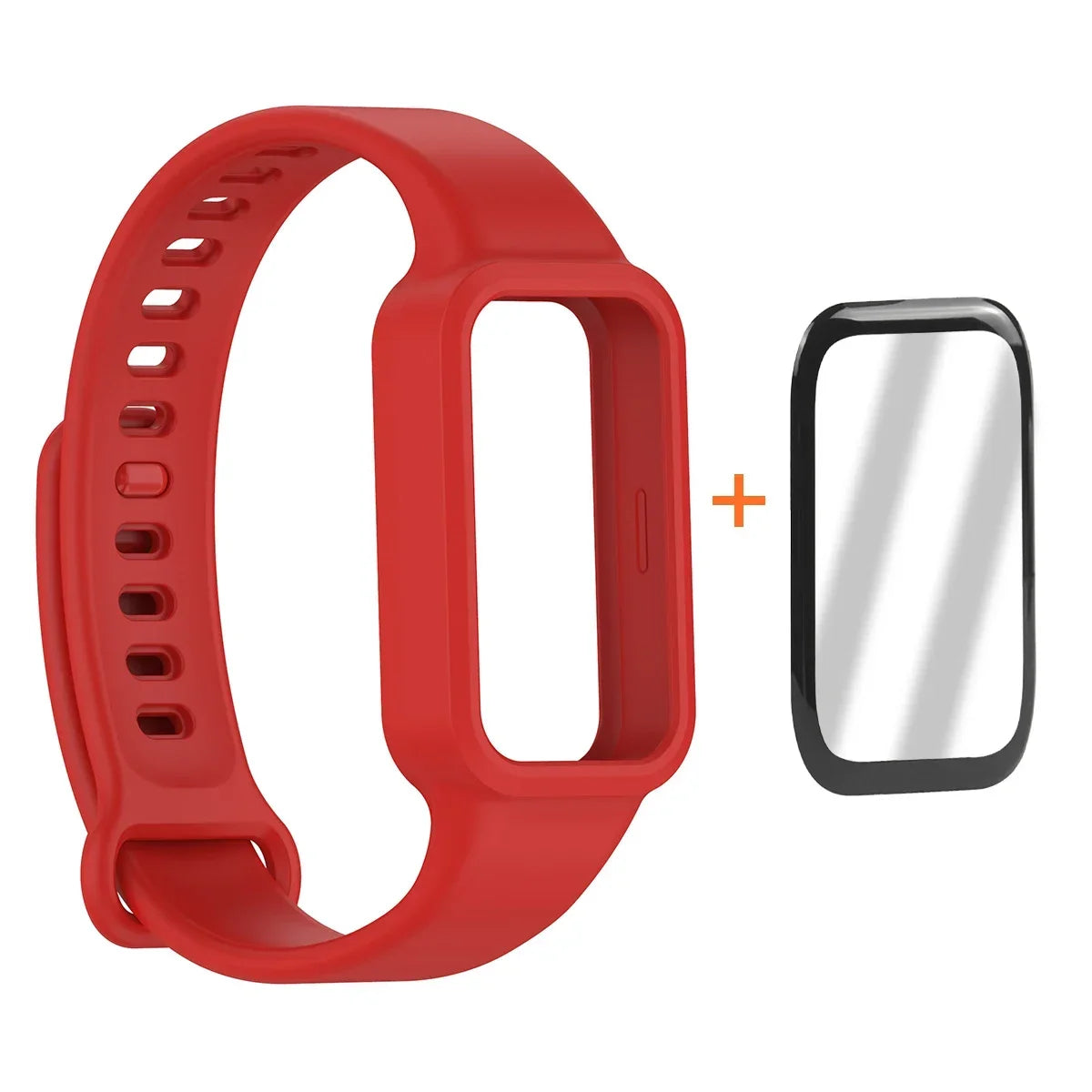 Fashion Band + Film For Xiaomi Smart Band 9 Active Smart Watch Strap Wristbands Bracelet For MiBand 9 Active Correa Accessories