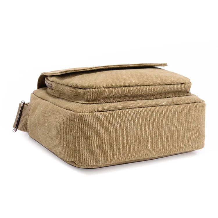 Casual Crossbody Bag, Men's Retro Canvas Crossbody Bag, Suitable for Going Out and Daily Commuting, Shoulder Bag