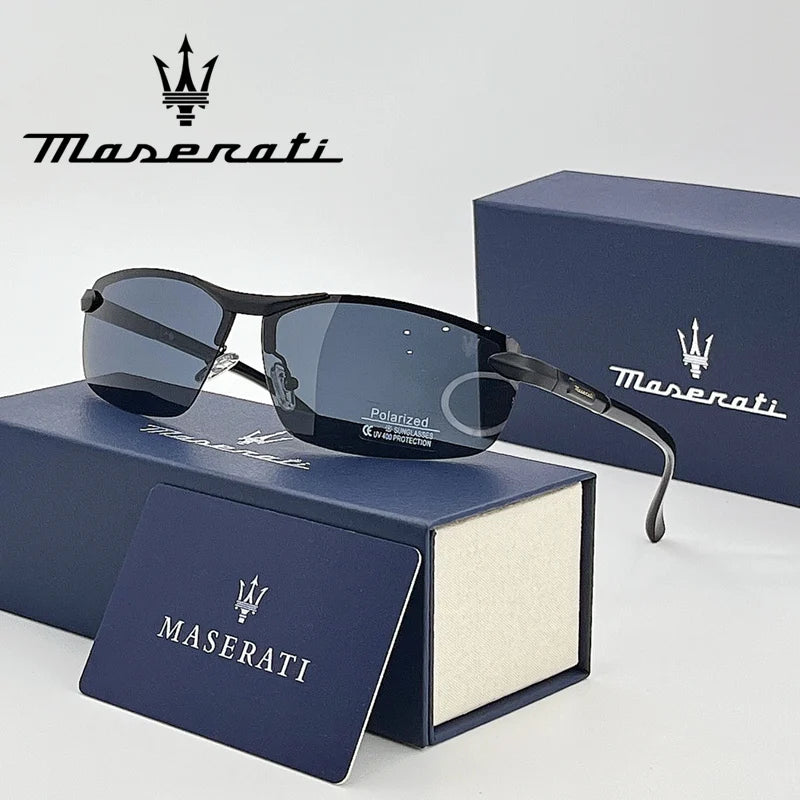 MASERATI Luxury Sunglasses High End for Men Women Polarized UV400 Driving Glasses Classic Style Premium Quality  Fashion Design