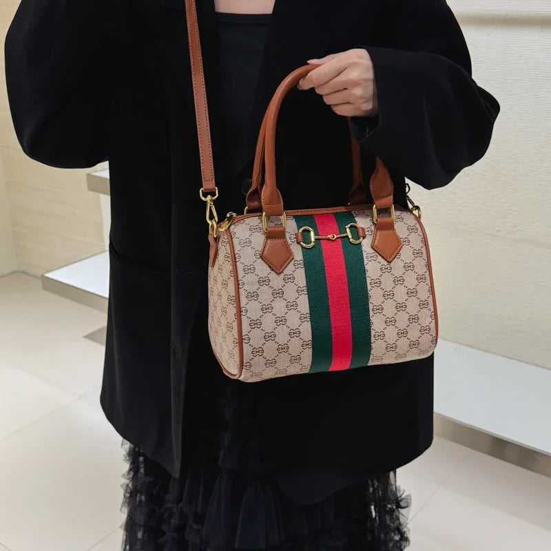 High Fashion Leather Crossbody Bag For Women Shoulder Messenger Tote By Famous Designer Luxury Brand Elegant Mom' Bag