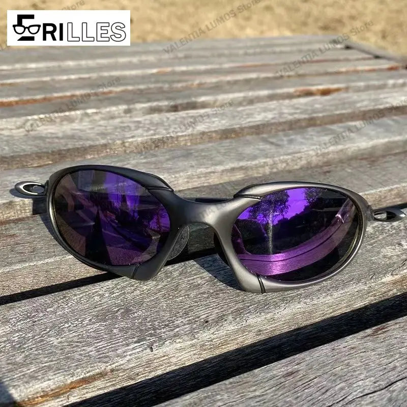 2025 Premium Metal Frame Polarized Sunglasses, Cycling Fishing Multi-Sport Eyewear, Anti-Glare HD Vision, Outdoor Adventure Gear
