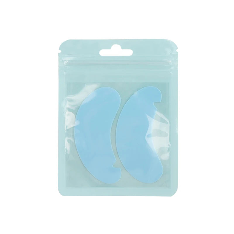 1 Pair New Reusable Eye Pads Silicone Stripe Lash Lift Eyelash Extension Hydrogel Patches Under Eye Gel Patch Makeup Tools