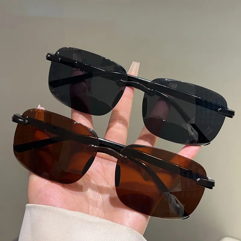Sunglasses for Men High-end and Fashionable UV Resistant Sunglasses Frameless and Trimmed for Women Sunglasses