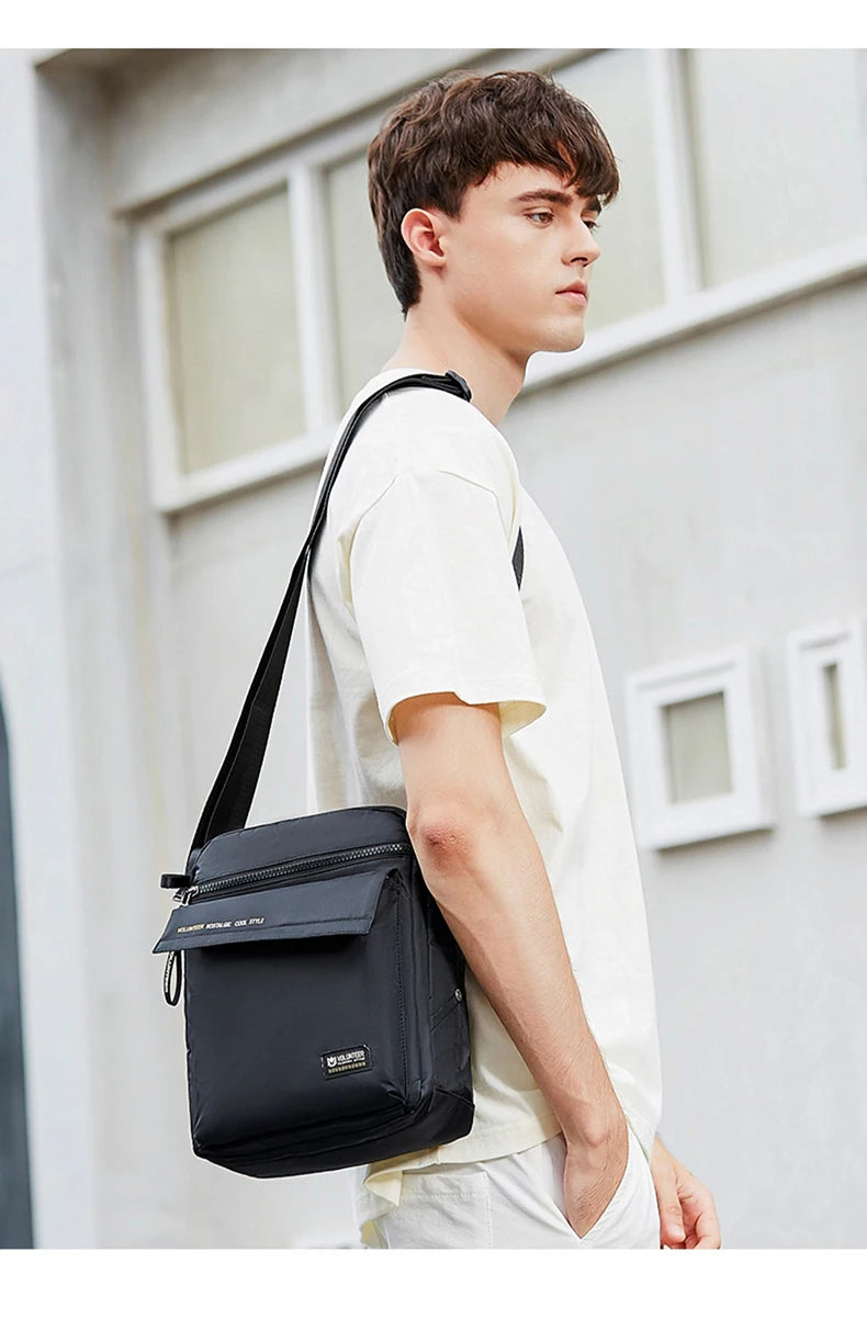 VOLUNTEER Crossbody Bags for Men 2023 New Fashionable Commuter Waterproof Light Weight High Quality Casual Shoulder Bag 1801-06