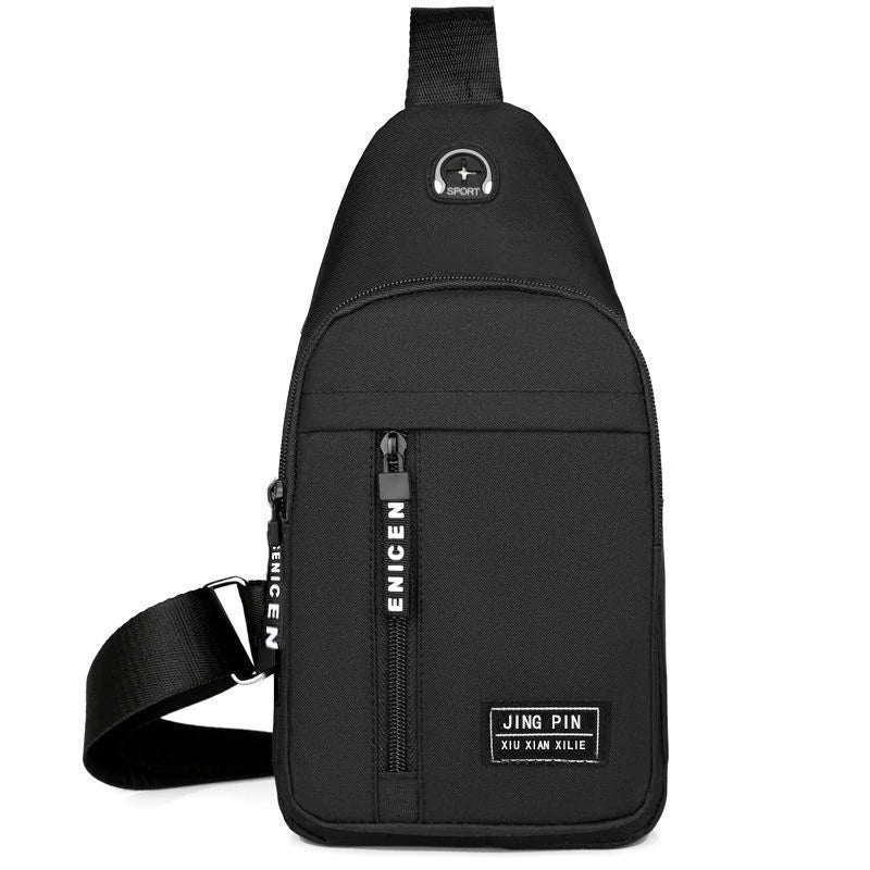 New Men Shoulder Bags Chest Bag Multifuncional Crossbody Bags Travel Sling Bag