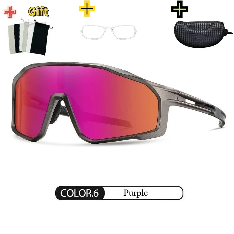 Myopia Premium Prescription Polarized Sports Sunglasses for Cycling, Driving & Running with Full UV Protection & Fashion Design