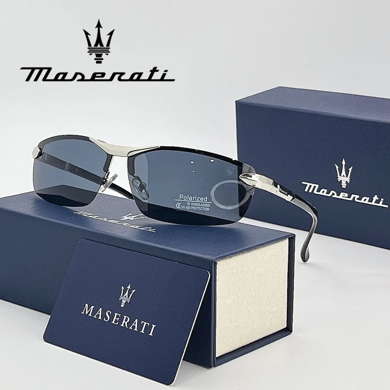 MASERATI Luxury Sunglasses High End for Men Women Polarized UV400 Driving Glasses Classic Style Premium Quality  Fashion Design