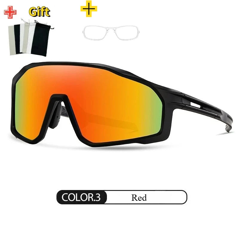 Myopia Premium Prescription Polarized Sports Sunglasses for Cycling, Driving & Running with Full UV Protection & Fashion Design