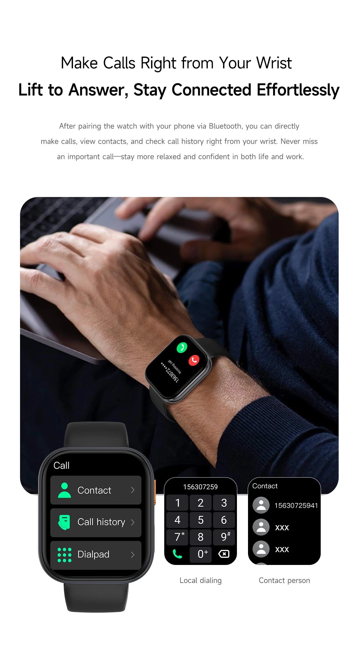 2026 new outdoor sports smartwatch,2.04 high-definition large screen,1000mAh large battery, ultra long battery life,holiday gift