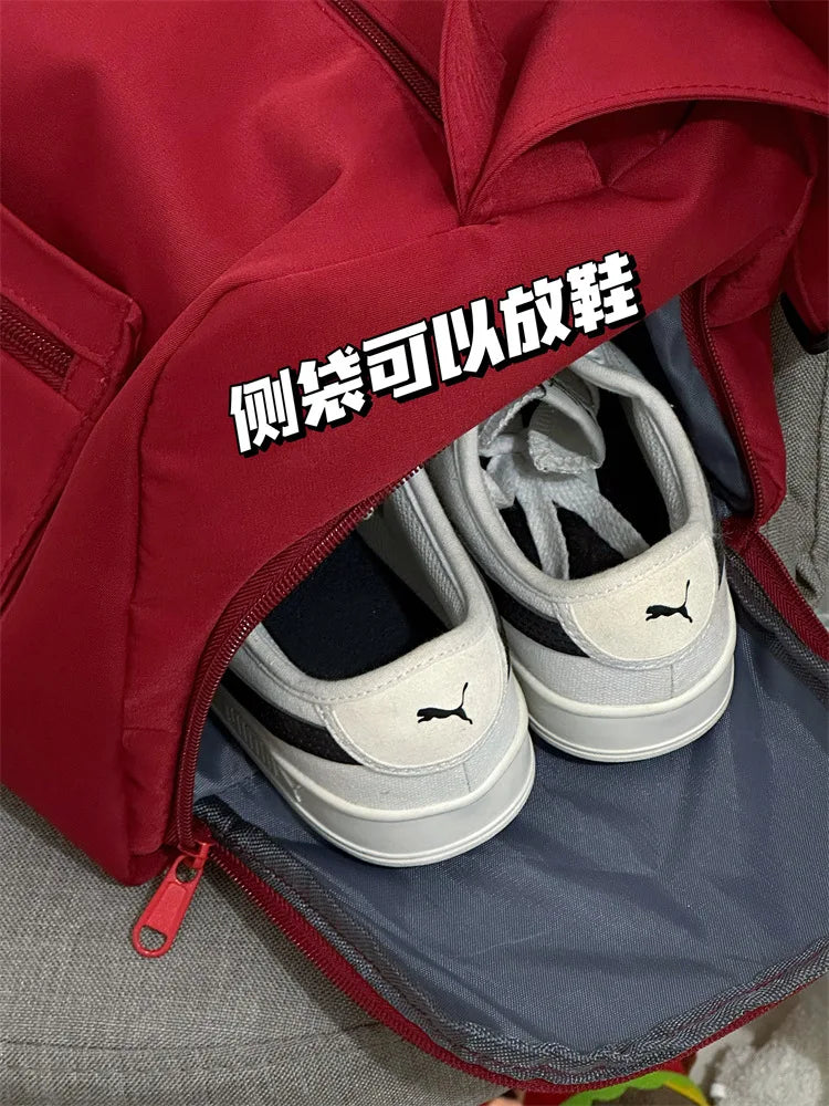 Large Crossbody Travel Tote Bags for Women 2024 Canvas Shoulder Messenger Bag Sports Yoga Satchels Fashion Woman Handbag