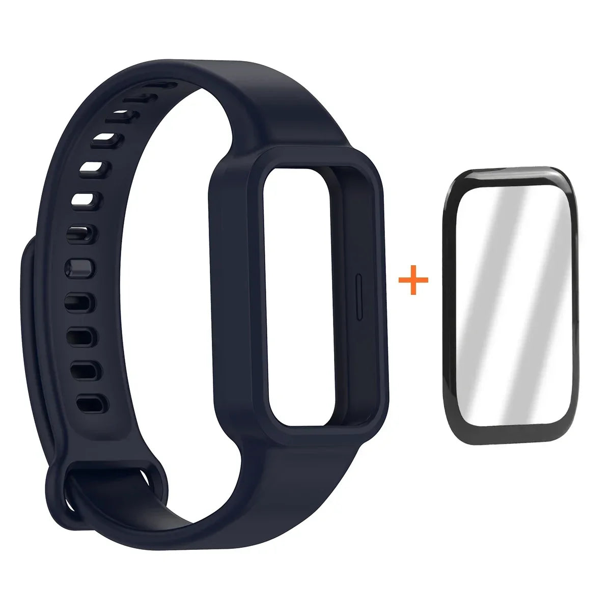 Fashion Band + Film For Xiaomi Smart Band 9 Active Smart Watch Strap Wristbands Bracelet For MiBand 9 Active Correa Accessories