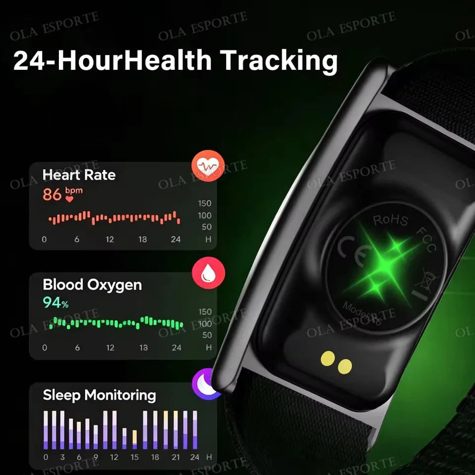 Smart Wristband Thin and Light Without Screen All Day Health Monitoring 128+ Sports Modes Waterproof Smart Bracelet Watch F107