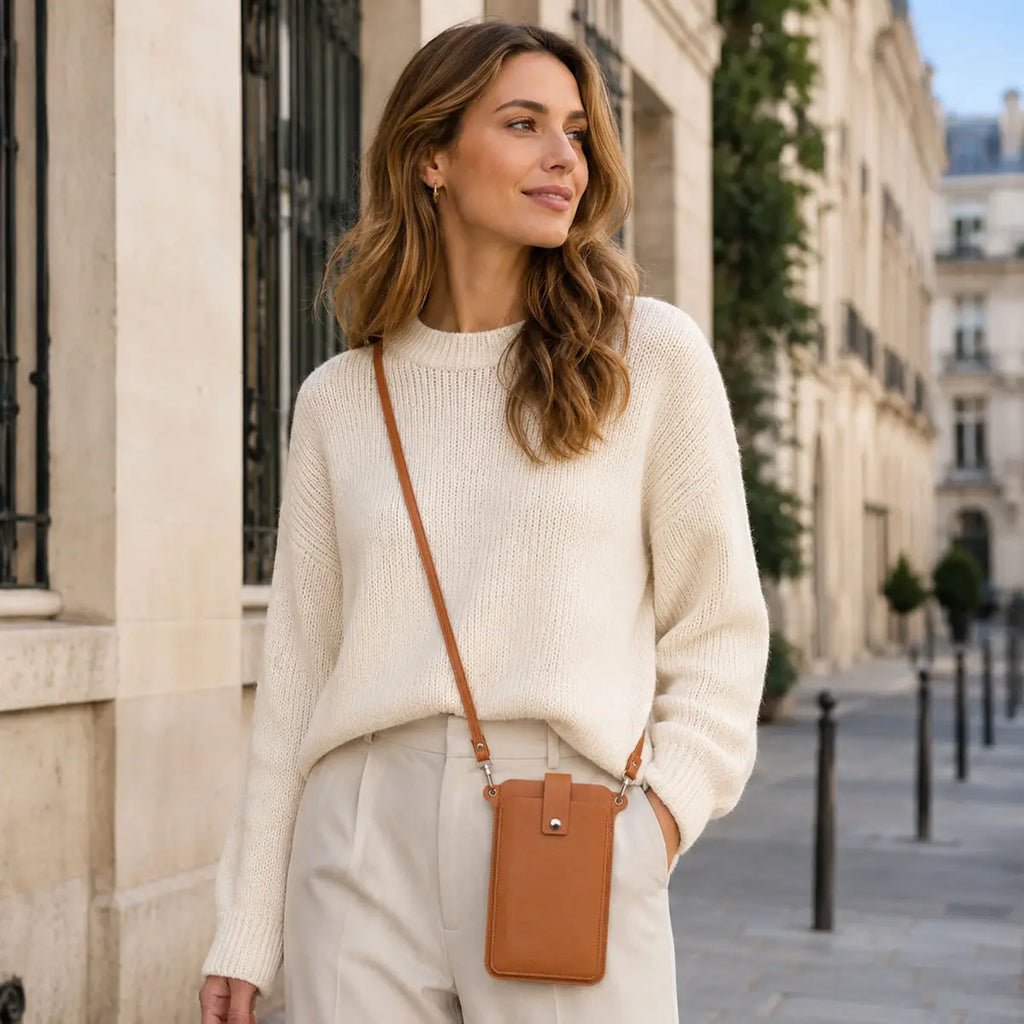 Multi Functional Crossbody Bags Women Mini PU Leather Shoulder Purses and for Girls Ladies Phone Simple Fashionable Solid Bag