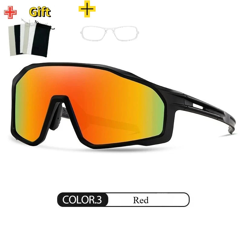 Myopia Premium Prescription Polarized Sports Sunglasses for Cycling, Driving & Running with Full UV Protection & Fashion Design