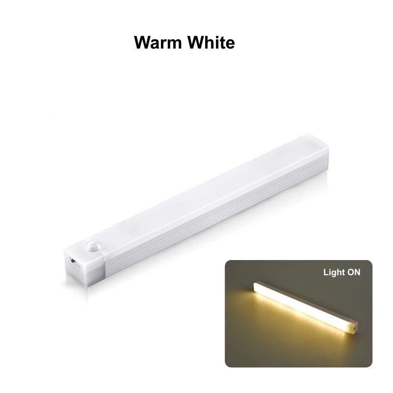 Wireless LED Night Lights Type C Rechargeable Motion Sensor Lights Closet Kitchen Night Lights Bedroom Cabinet Staircase Backlit