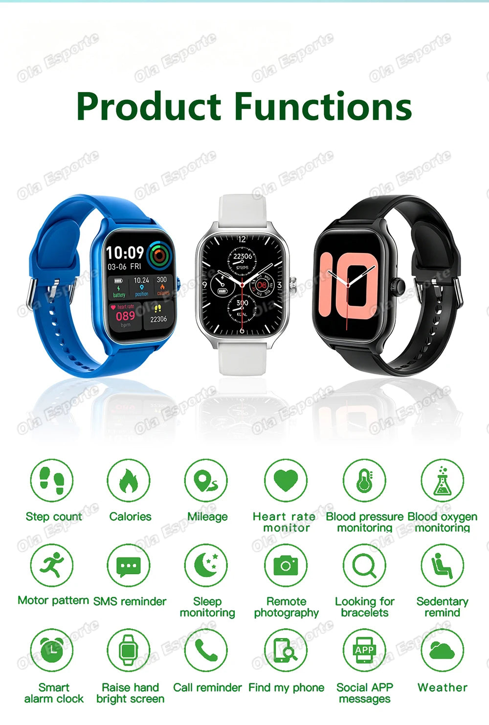 Smart Watch Men 2.01'' AMOLED Screen Waterproof Multiple Sport Mode Fitness HD Bluetooth Call Smartwatch Men Women Bracelet Ht30
