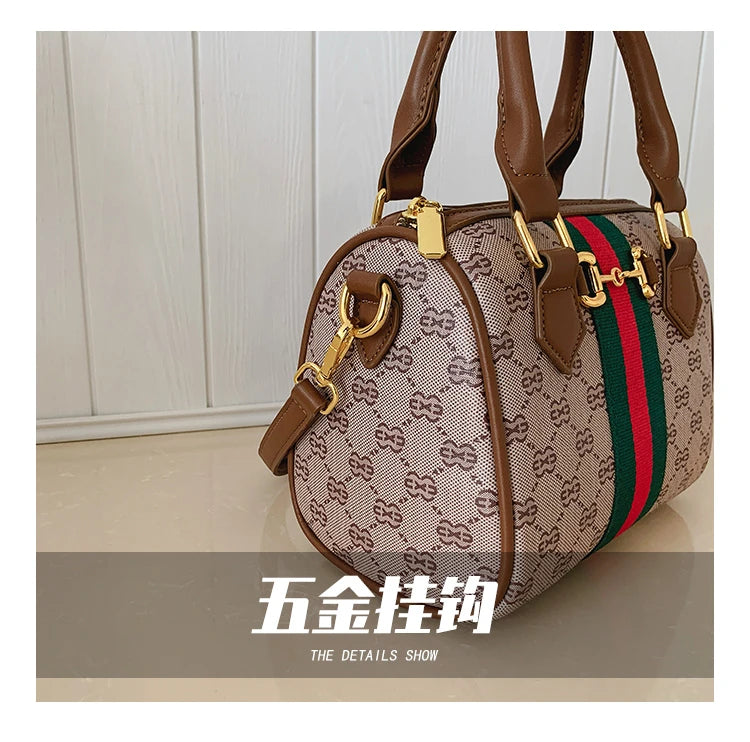 High Fashion Leather Crossbody Bag For Women Shoulder Messenger Tote By Famous Designer Luxury Brand Elegant Mom' Bag