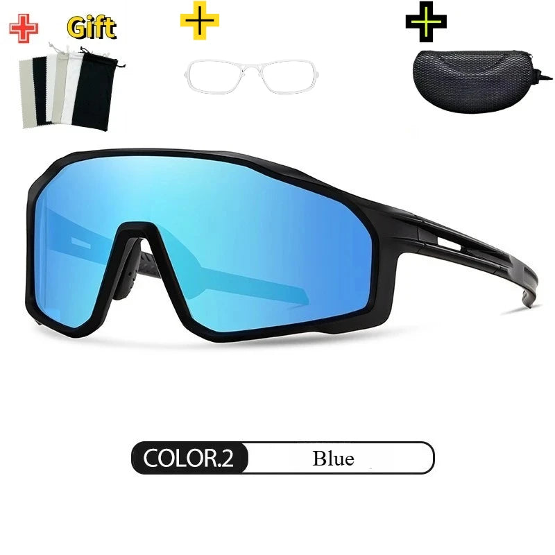 Myopia Premium Prescription Polarized Sports Sunglasses for Cycling, Driving & Running with Full UV Protection & Fashion Design