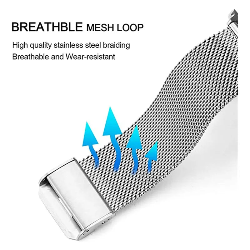 Bracelet for Amazfit GTR Mini Smart Watch Strap for Amazfit Bip 3 Pro Metal Band Correa Reloj Amazfit GTS 4 3 2 Mini Watchband