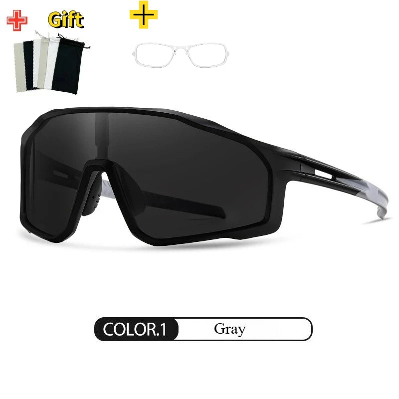 Myopia Premium Prescription Polarized Sports Sunglasses for Cycling, Driving & Running with Full UV Protection & Fashion Design