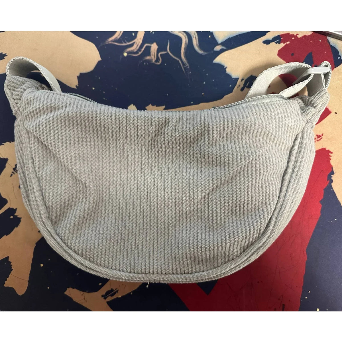 Crossbody Bags Ladies Daily Travel Handbags Messenger Bag Solid Color Corduroy Women's Hobos Shoulder Bag Retro Casual Female