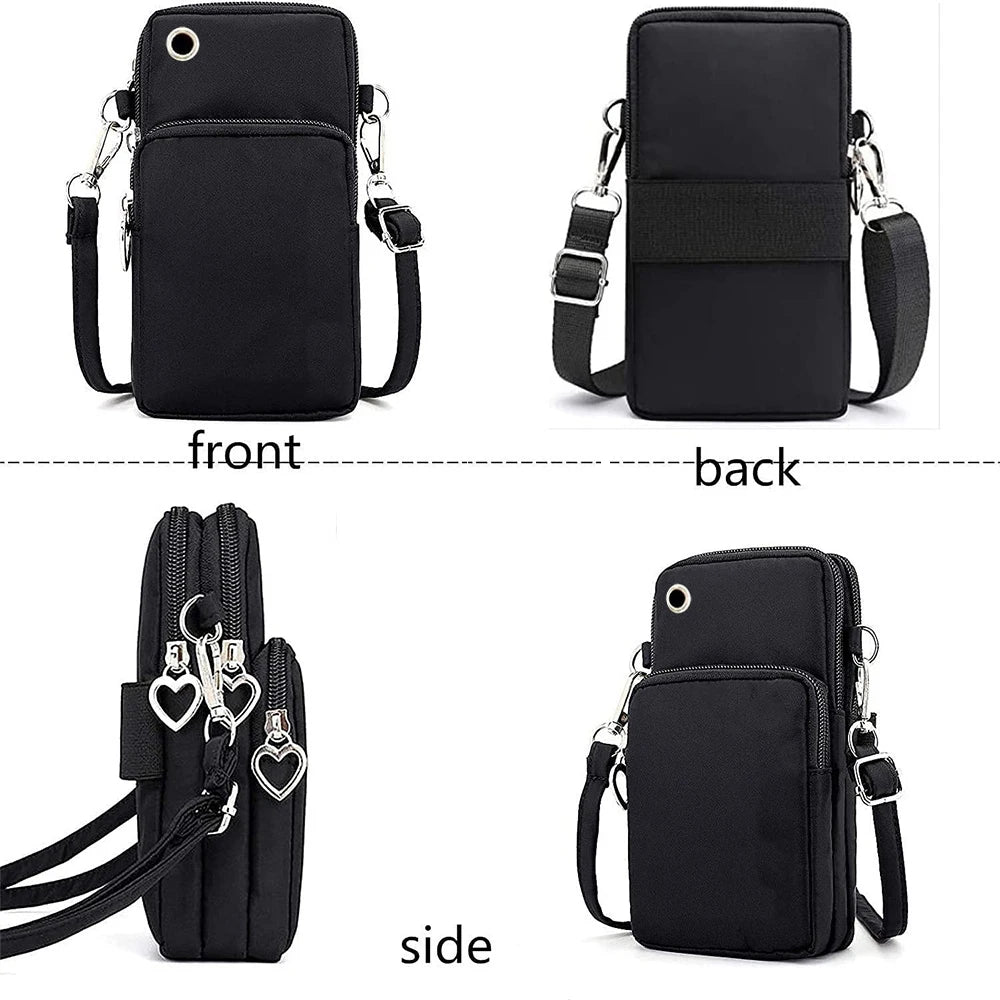 Cow Cat Crossbody Bags for Women Funny Graphic Purses and Handbags Harajuku Tote Bags Coin Wallet Women Mini Mobile Phone Bag