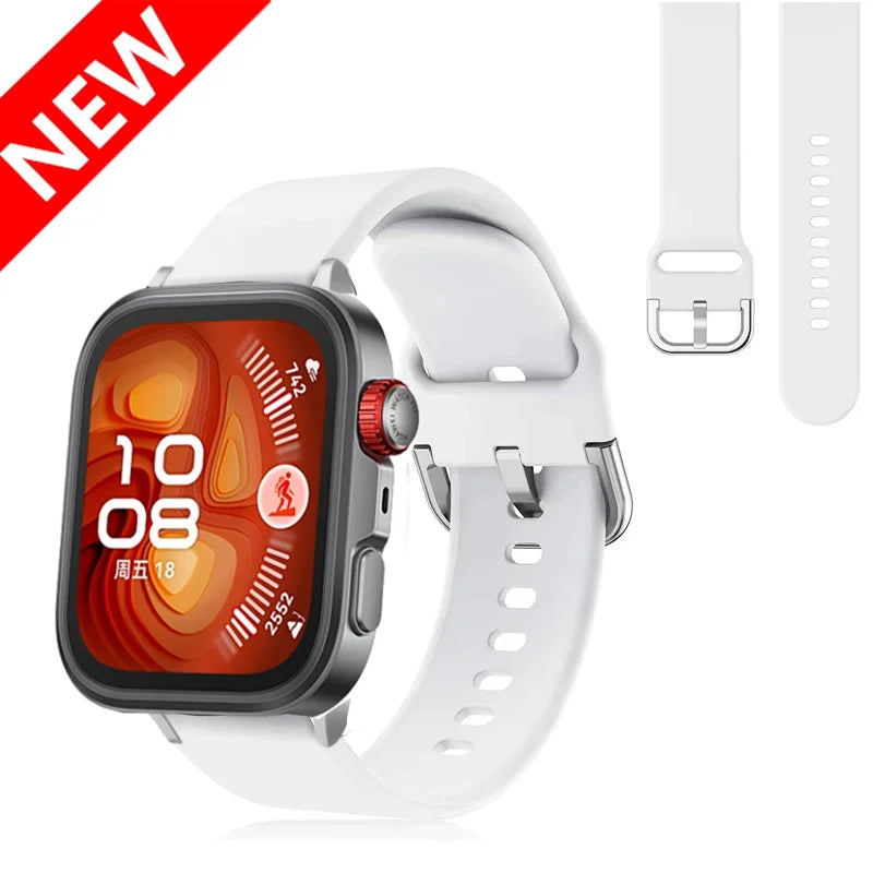 Sport Band For Huawei Watch FIT 4 pro Strap smart Wrist watchband metal Buckle Silicone bracelet HUAWEI watch fit 4 3 Accessorie