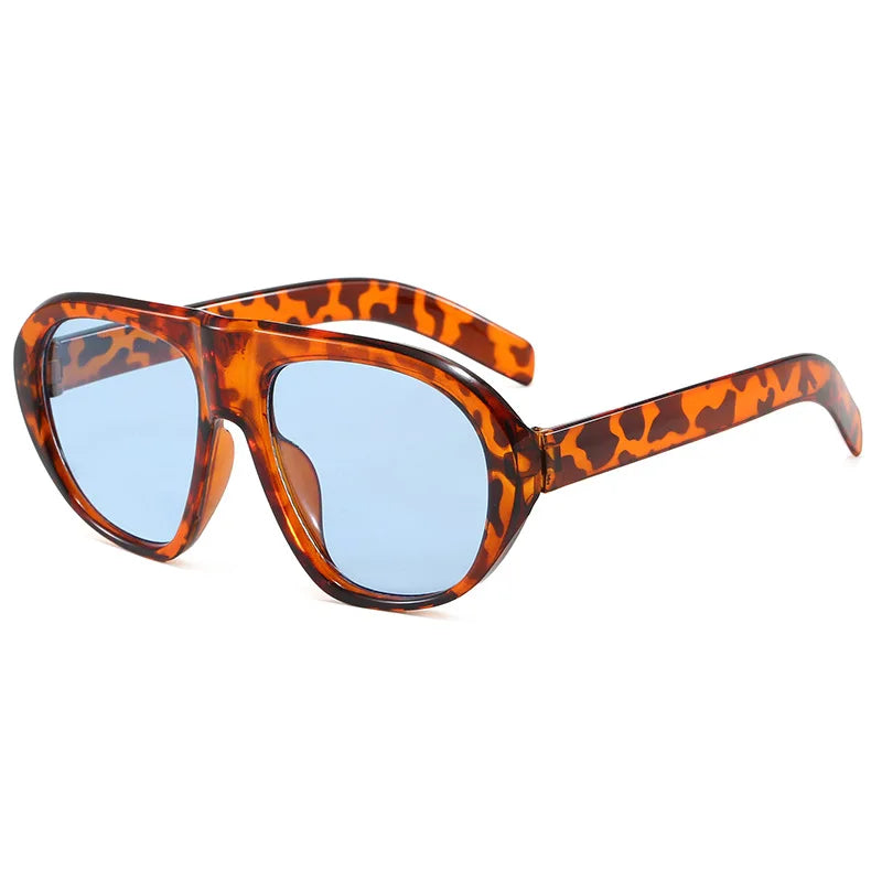Luxury Designer pilot Sunglasses Men Women Oversized Vintage Punk Sun Glasses Trendy Shades Outdoor Driving Eyeglasses