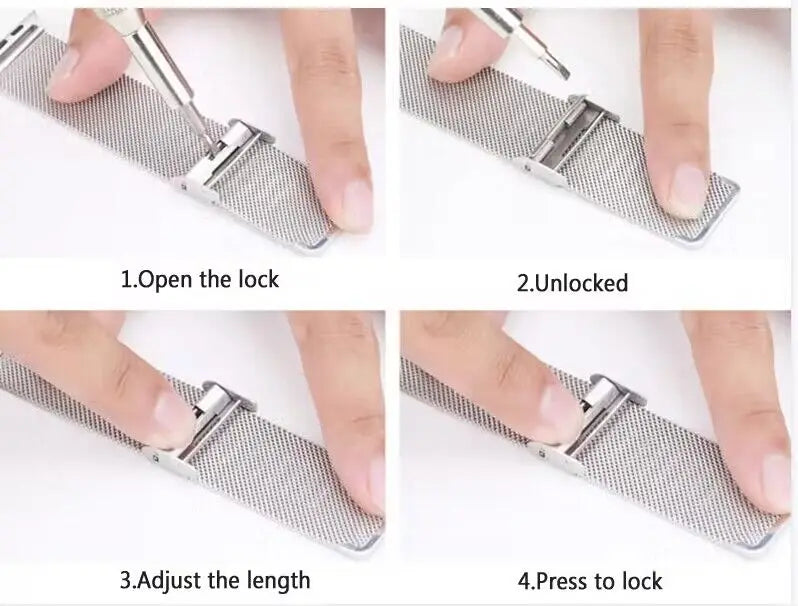 Bracelet for Amazfit GTR Mini Smart Watch Strap for Amazfit Bip 3 Pro Metal Band Correa Reloj Amazfit GTS 4 3 2 Mini Watchband
