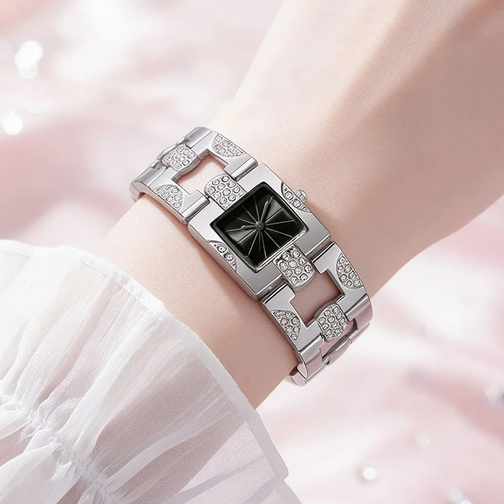 1 Piece New Fashion Hit Luxury High-End Women's Watch with Steel Band, Suitable for Wearing on Various Occasions