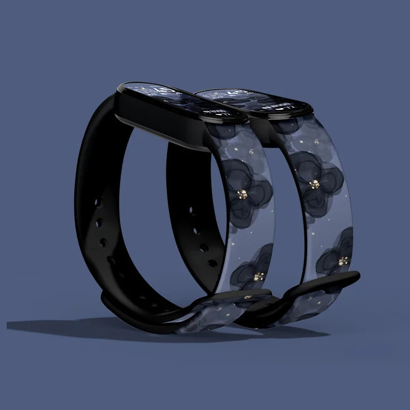Wristband Bracelet Watchband 4 3 For Mi Band10 9 8 Bracelet Millet Strap Band MiBand 7 6 5 Smart Wriststrap Printing Accessories