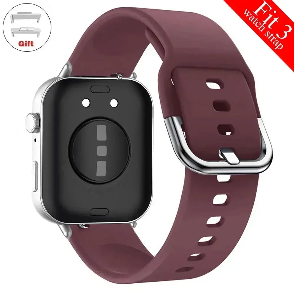 Sport Band For Huawei Watch FIT 4 pro Strap smart Wrist watchband metal Buckle Silicone bracelet HUAWEI watch fit 4 3 Accessorie