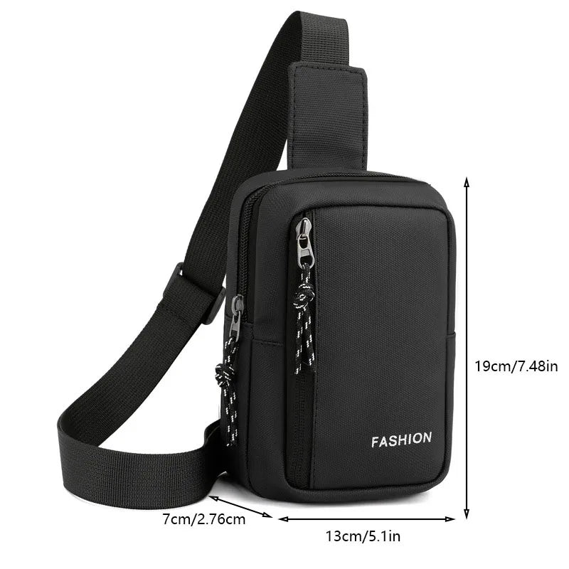 Casual Solid Men Crossbody Bags Male Oxford Handbag Shoulder Bags Boy Messenger Bags 2023 Man Handbags for Travel Satchel Black