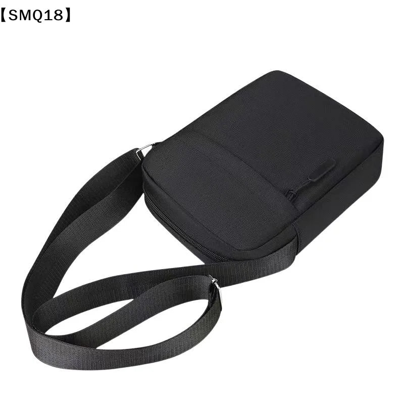 Men's And Women's Single-Shoulder Bags Crossbody Bags Solid-Colored Single-Shoulder Small Bag Lightweight Mobile Phone Bags【SMQ】