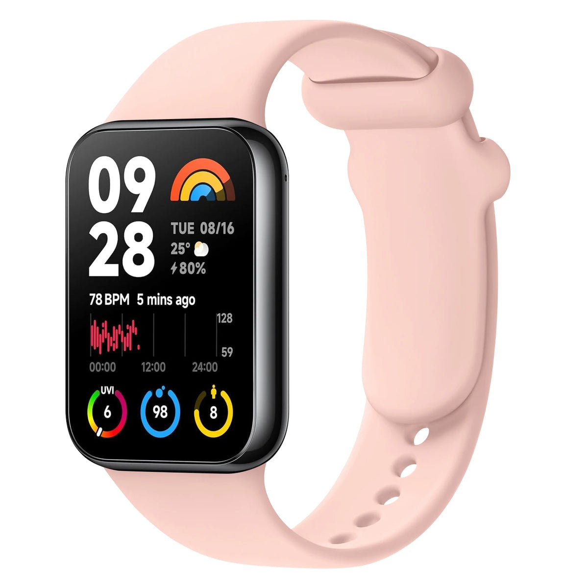Silicone Strap For Xiaomi Mi Smart Band 8 /9 Replacement Sport Wristband For Redmi Watch 4 Bracelet Accessories Correa
